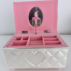 Lenox Silver-Plated Childhood Memories Musical Ballerina Jewelry Box